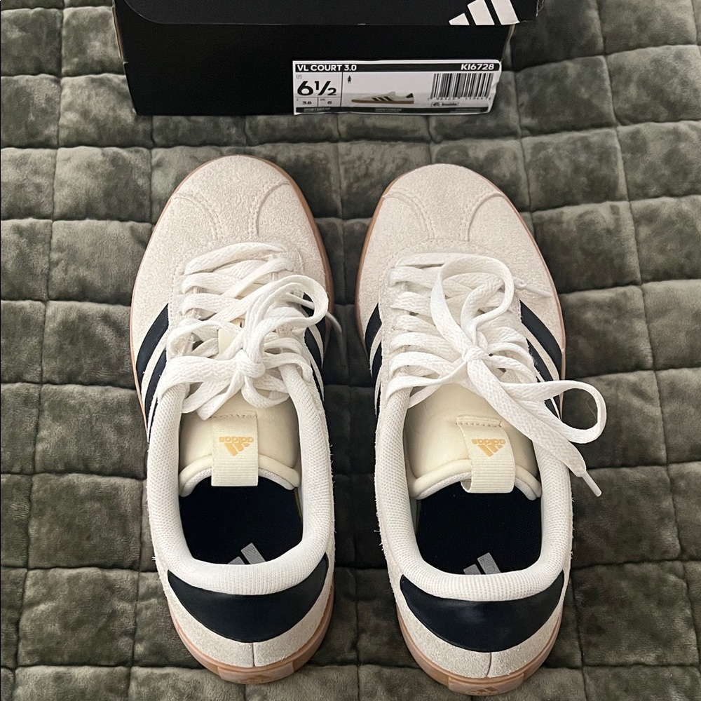 Adidas VL Court 3.0 Sneaker - Women's - Off White 6.5 - Picture 4 of 10